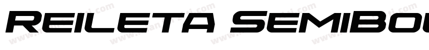 Reileta SemiBold Ita字体转换